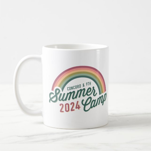 Taza De Café Campamento de verano C9 2024 de Rainbow Mug (Izquierda)