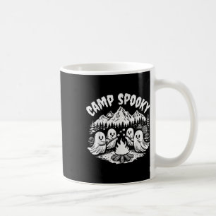 Taza De Café Campamento Espeluznante Veranoween Verano Hallowee