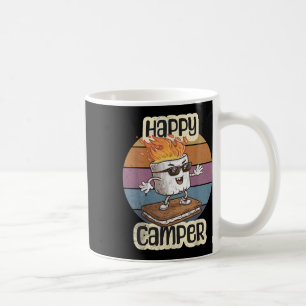 Taza De Café Campamento infantil de Chicas de camper con marism