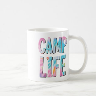 Taza De Café Campamento Life Tie-die Summer Top Para Chicas Cam