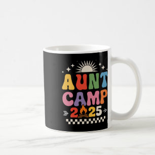 Taza De Café Campamento Retro Aunt 2025 Vacaciones Familiares C