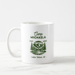Taza De Café Campamento Solterona Retro