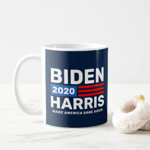 Taza De Café Campaña electoral Biden Harris 2020 Blue