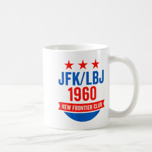 Taza De Café Campaña Nueva Frontera Jfk Lbj 1960 John F Kennedy