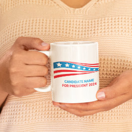 Taza De Café Campaña política personalizado Elección de la band
