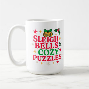Taza De Café Campanas de Trineo y Rompecabezas Acogedores Regal