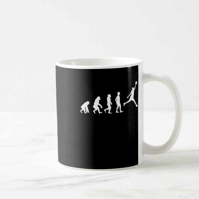 Taza De Café Campeón de baloncesto de la Evolución (Derecha)