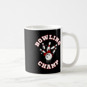 Taza De Café Campeón de Bolos Campeón