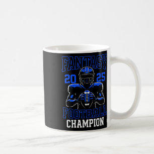 Taza De Café Campeón de Fantasía de Fútbol 2025