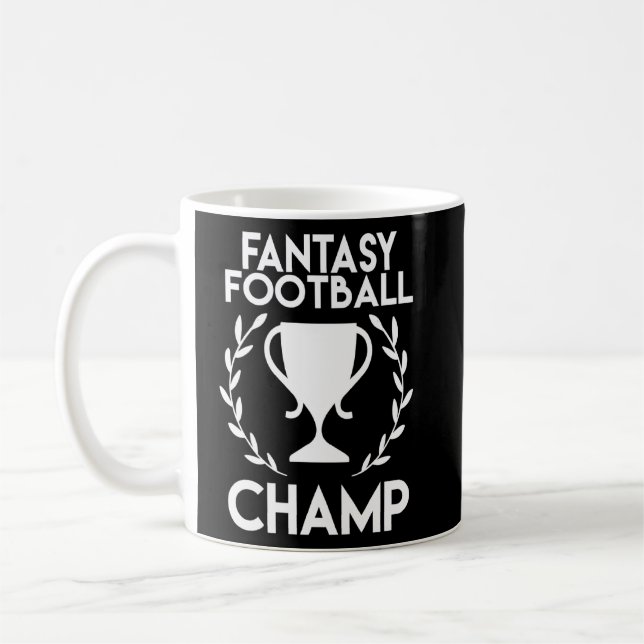 Taza De Café Campeón de Fantasía Guay Mejor Liga Gi (Izquierda)