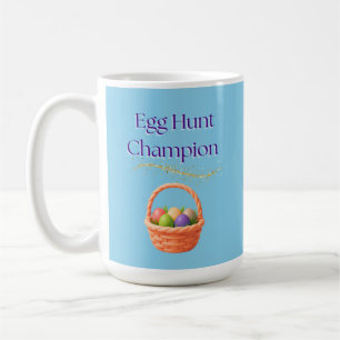Taza De Café Campeón de la caza de huevos