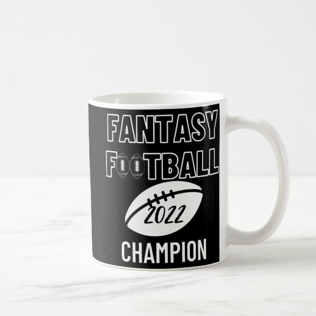Taza De Café Campeón de la Fantasy Football League 2022 Foot (Derecha)