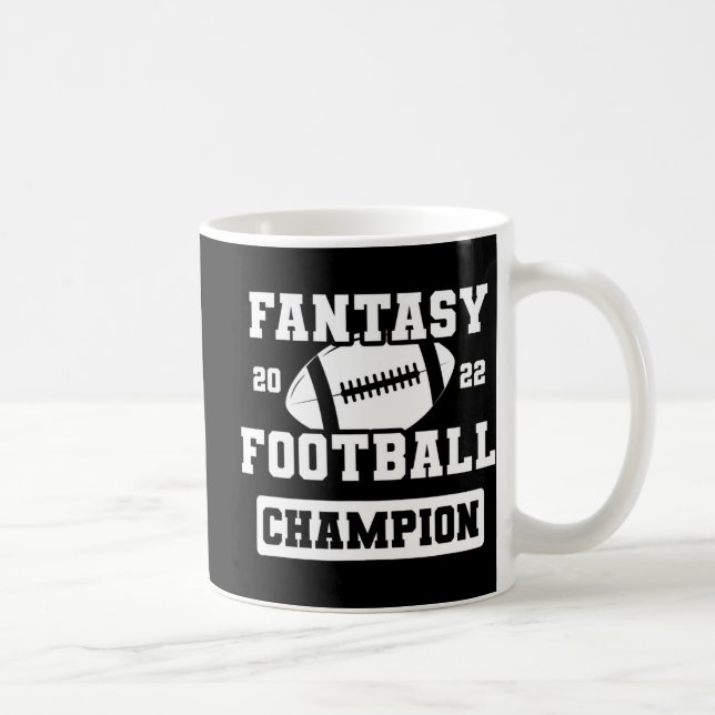 Taza De Café Campeón de la Liga FFL Ganador de Cham Fantasy 202 (Derecha)