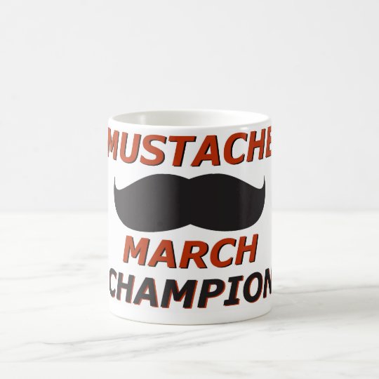 Taza De Café Campeón de marzo del bigote
