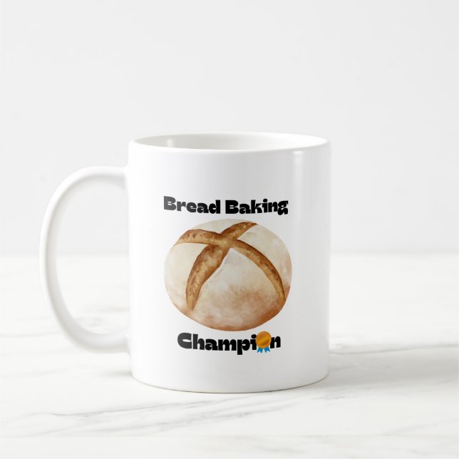 Taza De Café Campeón de pan de pan (Izquierda)