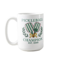 Campeón de Pickleball Año Establecido Personalizad
