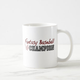 Taza De Café Campeón del béisbol de la fantasía