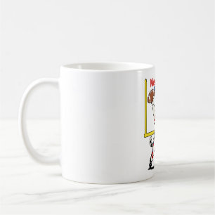 Taza De Café Campeón del Tazón Meow-der Gato Fútbol Americano