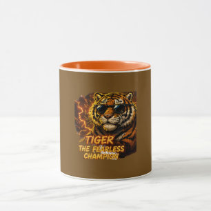 Taza de café Campeón Intrépido Tigre