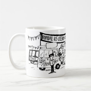 Taza De Café Campeonato de Furgonetas de Helado Dibujos Animado