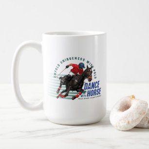 Taza De Café Campeonato de Polo Jinete de Equitación Baile con