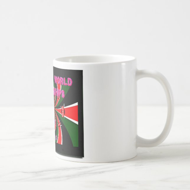 Taza De Café Campeonato Mundial de Atletismo de Kenia: Bandera  (Derecha)