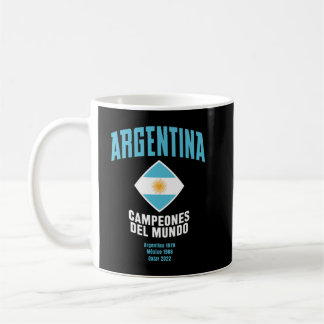 Taza De Café Campeones del Mundo Argentina 2023
