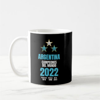 Taza De Café Campeones del Mundo Argentina 2023
