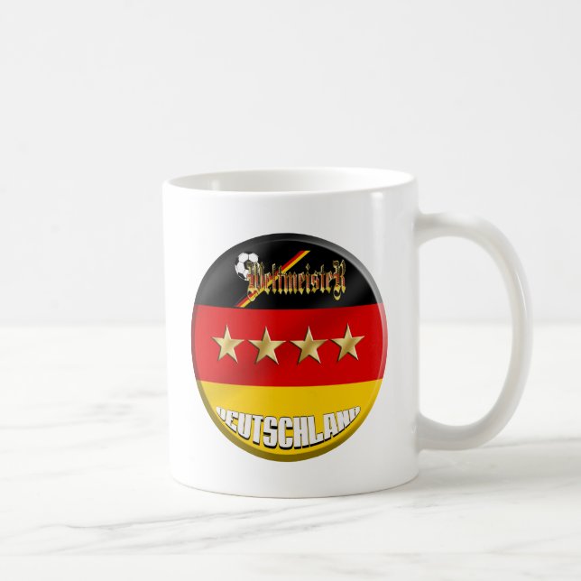 Taza De Café Campeones del mundo de Weltmeister Deutschland (Derecha)