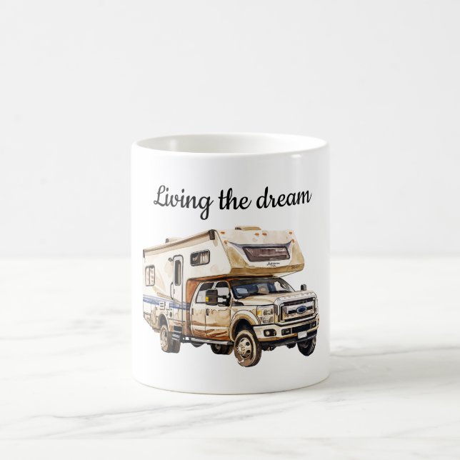 Taza De Café Camper Adventure Living the dream (Centro)