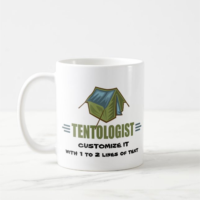 Taza De Café Camper humorístico (Izquierda)