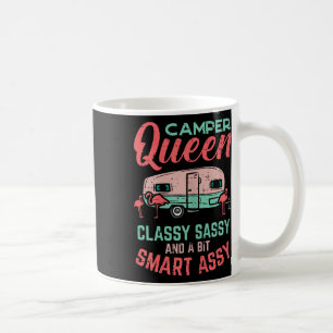 Taza De Café Camper Queen Cly Sy Smart Y Cuidada Camping Mujere