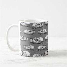 Taza De Café Campers - Café Gris Mug