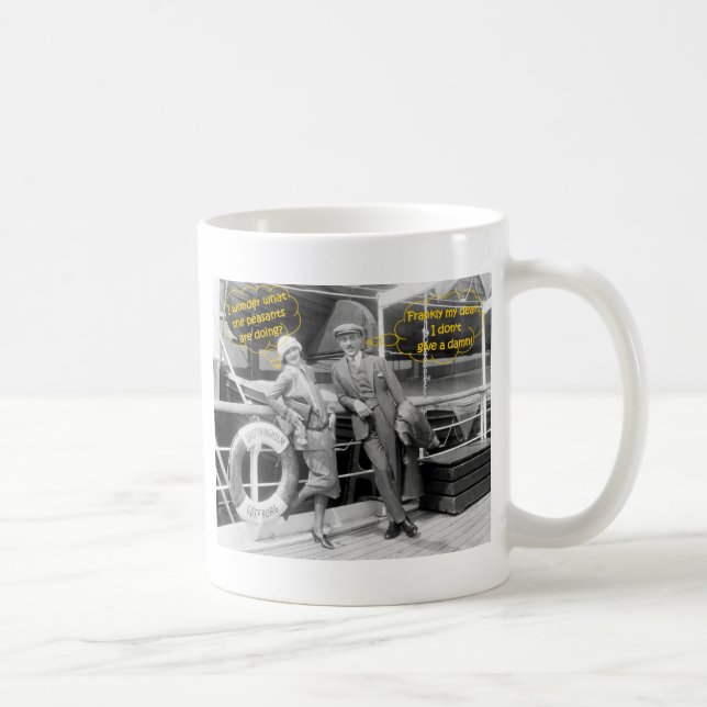 Taza De Café Campesinos de Greta Garbo y Mauritz Stiller 1925 (Derecha)
