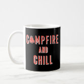 Happy Camper taza, camping taza de café, taza de la fogata, regalo