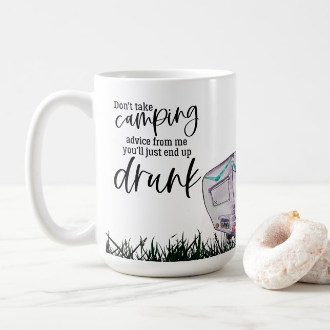 Taza De Café Camping (Con donut)