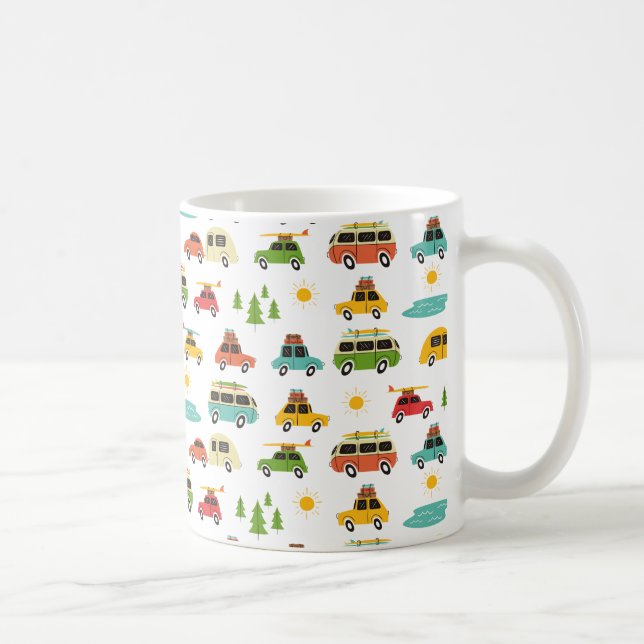 Taza De Café Camping Adventure Caravan (Derecha)