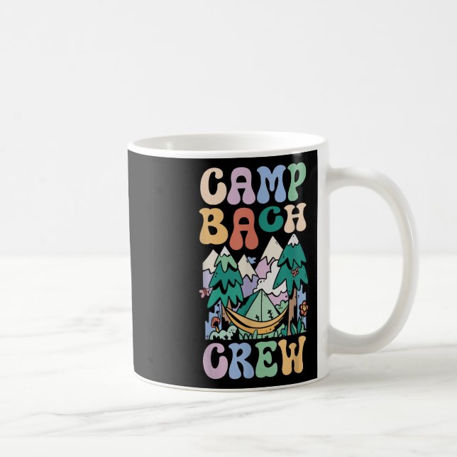 Taza De Café Camping Bridal Party Camp Bachelorette Camp Bach C (Derecha)