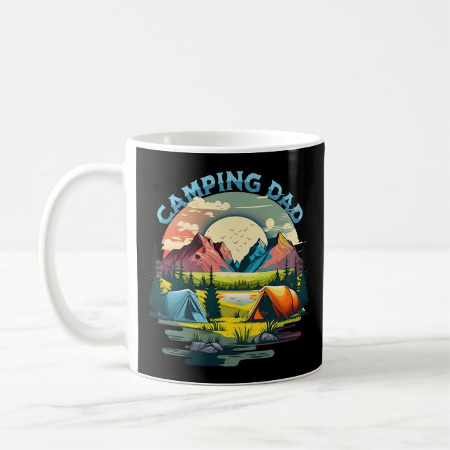 Taza De Café Camping Dad (Izquierda)