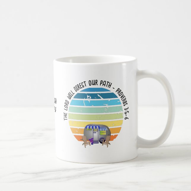 Taza De Café Camping de verano familiar camioneta cristiana (Derecha)
