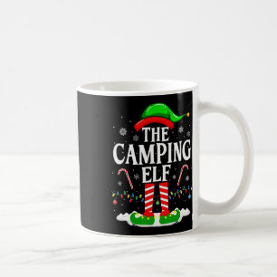 Taza De Café Camping Elf Xmas Divertido Grupo C