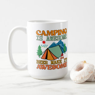 Taza De Café Camping es increíble, la cerveza lo hace genial