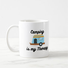 Taza De Café Camping es mi terapia