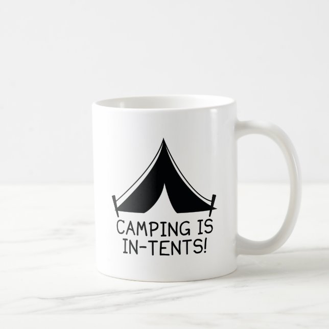 Taza De Café ¡Camping Está En Las Carpas! (Derecha)