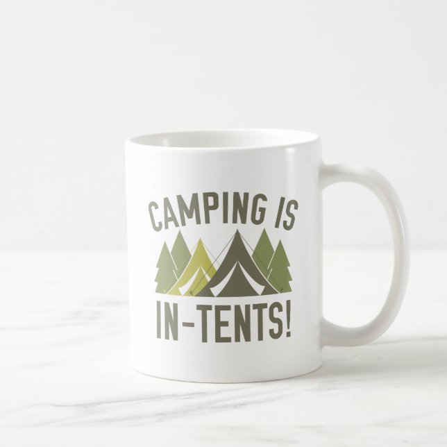 Taza De Café ¡Camping Está En Las Carpas! (Derecha)