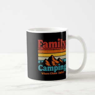 Taza De Café Camping Family Camping Chaos une a feliz Camper C