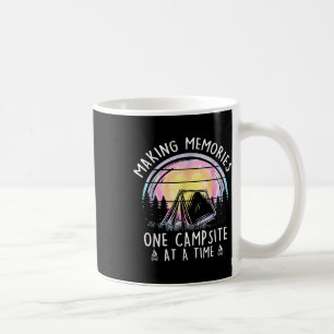 Taza De Café Camping Haciendo Recuerdos Un Campamento A La Vez