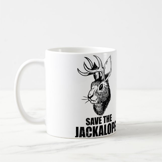 Taza De Café Camping Lover Jackalope (Izquierda)