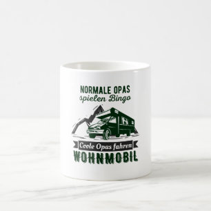 Taza De Café Camping Opa Wohnmobil Lustias Rentner Camper Fun