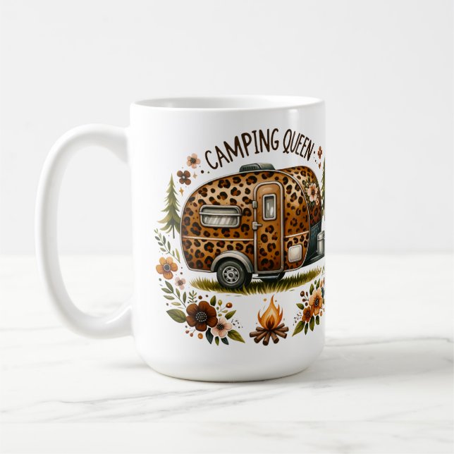 Taza de café Camping Queen (Izquierda)